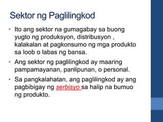 poster tungkol sa sektor ng paglilingkod|Aralin 23 sektor ng paglilingkod .